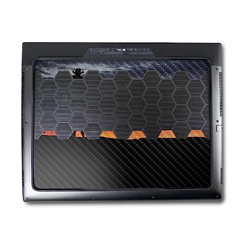 Image of MightySkins Carbon Fiber Skin Compatible with Alienware M18 R1 (2023) Full Wrap Kit - Lone Rider | Protective, Durable Textured Carbon Fiber Finish | Easy to Apply & Change Styles | Made in The USA