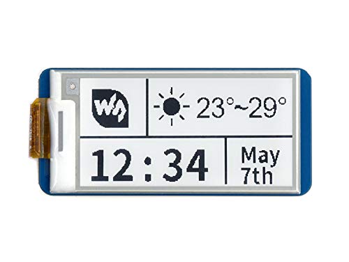Pantalla E-Paper 2.13 de Bajo Consumo y Alta Resolucion 250x122 para Etiquetas Digitales