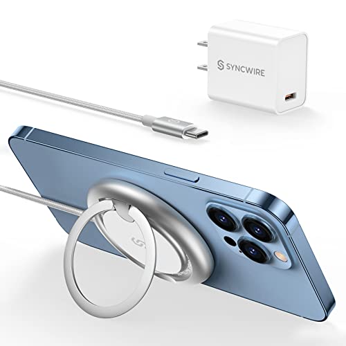 Syncwire Wireless Charger With Kickstand, 20W Usb-C Wall Charger, Magnetic Wireless Charging Pad Compatible With Magsafe Iphone 14 Pro Max/14 Pro/13/13 Mini/12 Pro Max/12Pro/12Mini/12/Airpods Pro/3 #TOP26