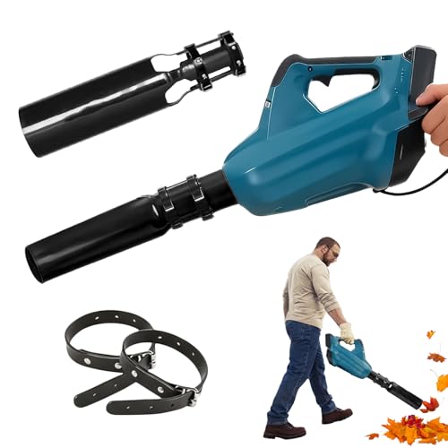 Leaf Blower Air Booster, Instantly Boosts Airflow, Turbo Nozzle Extension Boosts Speed & Power, Universal Fits All 2-4 in Circular Nozzle Blowers for Yard, Lawn, and Driveway Cleanup(Black)