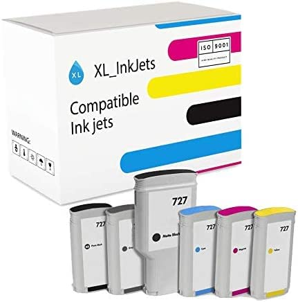 XL-InkCompatible with HP 727 300 ml, (MBK/PBk/C/M/Y/G) 6-piece set