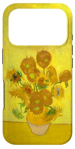 ゴッホのひまわりの現代美術の絵画 スマホケース iPhone 17 Pro 用