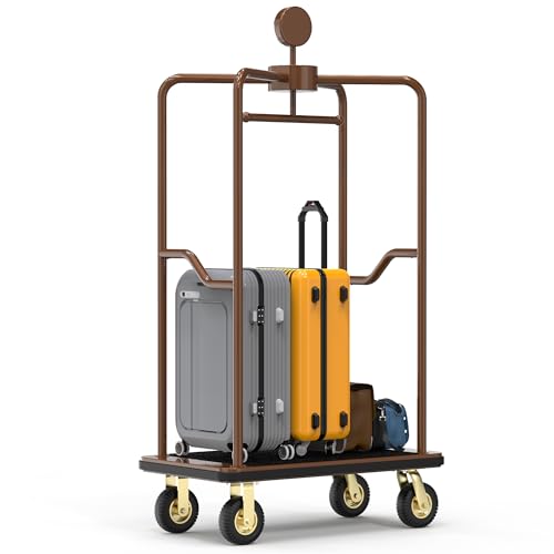 CrazyAnt Hotel Luggage Cart, 1500 lbs Capacity Bellman
