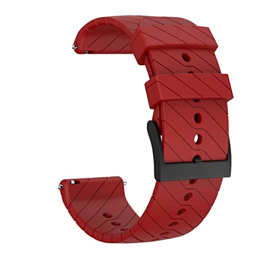 Bracelet de rechange silicone Suunto D5 7 9 Baro Spartan 24mm Agate