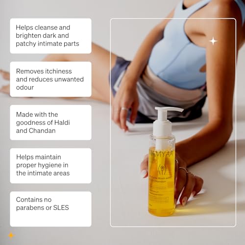 Namyaa Intimate Kit | For Dark Intimate Skin | Combo Pack of Haldi Chandan Serum 100g & Haldi Chandan Intimate Wash 100g | Brightens Intimate Skin