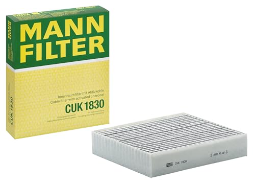 MANN-FILTER CUK 1830 Innenraumfilter/Kabinenluftfilter - Pollenfilter mit Aktivkohle - für Pkw + Transporter