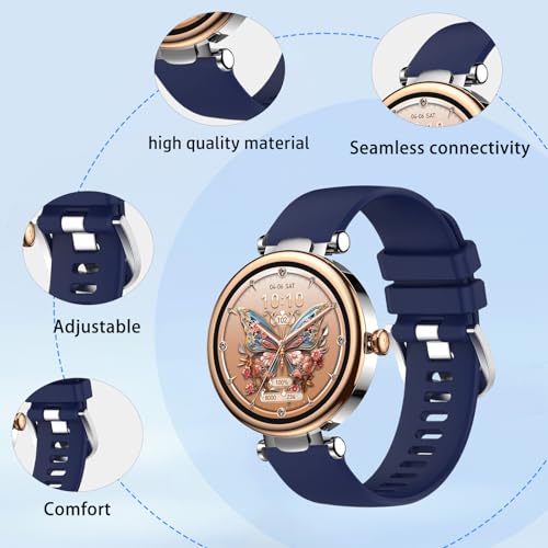 Correa de silicona para reloj TOZO S8 azul miniatura 2