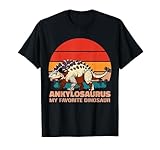 Photo Gallery ankylosaurus my favorite dinosaur retro tramonto maglietta Photo Gallery ankylosaurus my favorite dinosaur retro tramonto maglietta