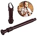 German-Style Soprano Recorder With Baroque Fingering, C-Key, Imitation Wood Grain, Abs Resin, With Storage Bag, Perfect For Beginners And Adults
