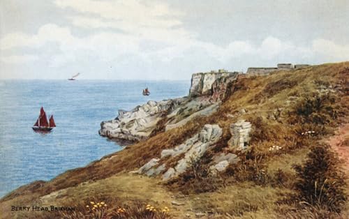 Tableau sur toile Berry Head Brixham par Alfred Robert Quinton pour chambre 60x90cm