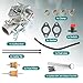 13713B Carburetor Carb Kit For Lincoln Welder Sa-200 Sa-250 With F-162 F-163 Continental Engines Replace 13713