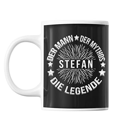 Tasse Vorname Stefan | Stefan der Mann der Mythos die