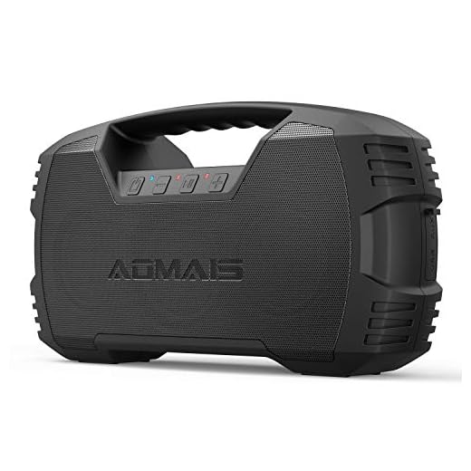 AOMAIS GO Bluetooth Speakers, 40H Playtime Outdoor Portable Speaker, 40W Stereo Sound Rich Bass, IPX7 Waterproof Bluetooth 5.0 Wireless Pairing,10000mAh Power Bank, for Party, Travel(2020 Upgrade)