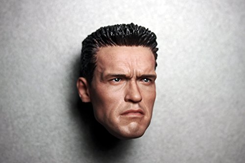OBEST NIU Escala 1/6 Masculino Cabeza Headsculpt para HT, VERYCOOL, TTL, Hottoy, Play, Phicen Acción Figura Cuerpo (T800)