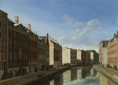 Affiche Amsterdam Golden Bend pour un salon élégant et lumineux