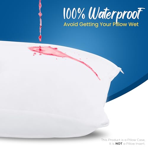 Utopia Bedding Waterproof Pillow Protectors White thumbnail 3
