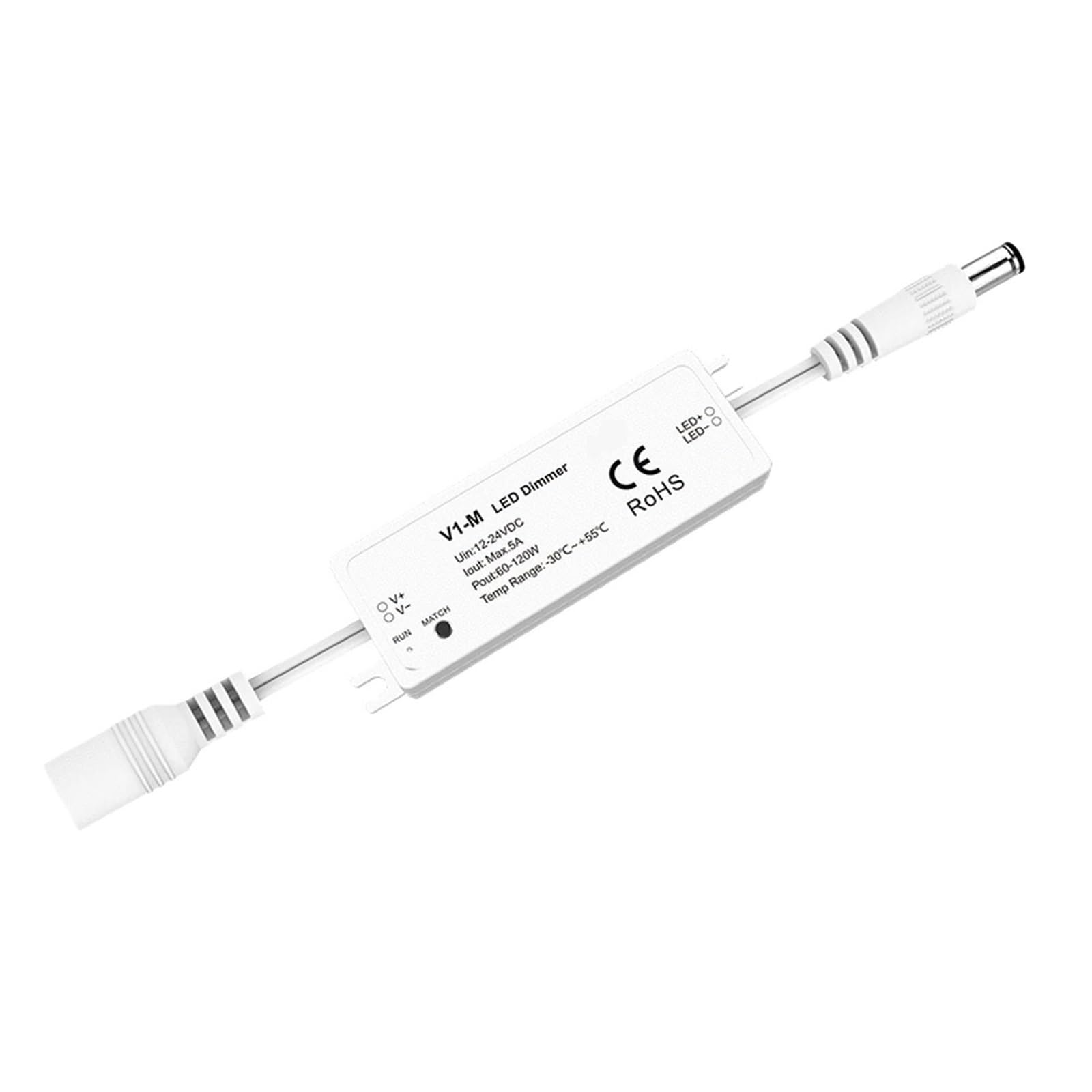 Controlador atenuador LED DC 5V 12V 24V para crear ambientes personalizados en el hogar