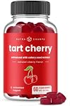 Gommies de cerises de tart - 3000mg Supplément avec extrait de graines de Celery - Vitamine gommy concentrée de cerise de tart végétalien - 60 gommies (emballage de 1)
