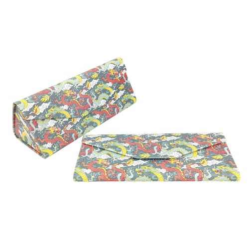 Image of Real Sic Glasses Case for Men and Women - Magnetic Folding Hard Shell Sunglass Holder - Inspired by Adorable Animals