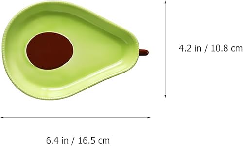 Miniatura 2 de BESTOYARD 3 unids plato de aguacate bandeja mini platos bandejas de frutas contenedores de decoración de frutas platos ensalada postre platos salsa