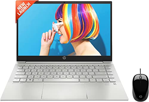 Image of HP Pavilion 14 5Th Gen Ryzen 5 16Gb Sdram /512Gb Ssd 14 Inch(35.6Cm) Fhd,IPS,Anti-Glare&X1000 Wired USB Mouse with 3 Handy Buttons,Windows 11 Home,AMD