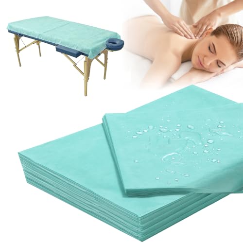 SD SDLIVING Disposable Massage Table Sheets,31"x71",50 Pack,Green
