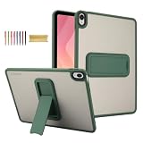 for Samsung Galaxy Tab S11 11 Inch Case, Lightweight Shockproof Tablet Cover with Foldable Kickstand TPU + PC Protective Shell for Galaxy Tab S11 11" SM-X730 X736B,Green