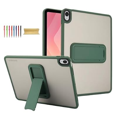for Samsung Galaxy Tab S11 11 Inch Case, Lightweight Shockproof Tablet Cover with Foldable Kickstand TPU + PC Protective Shell for Galaxy Tab S11 11" SM-X730 X736B,Green