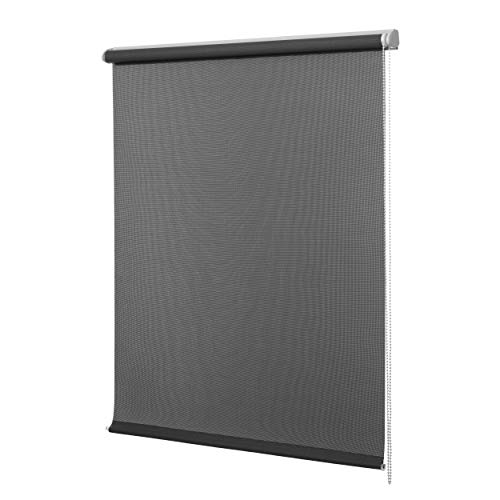 Sonnenschutz Rollo Fenster Innen ohne Bohren Sichtschutz Screen Gewebe inklusive Montagematerial 80 x 180 cm