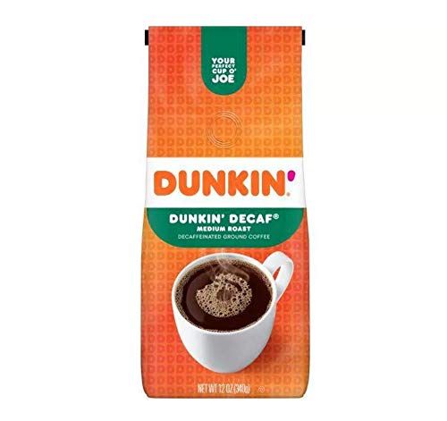 Dunkin' Donuts Medium Roast Ground Coffee - Decaf - 12oz/ _Lh[ic - fJtF - ~fBA[Xg OEhR[q[ ҂R[q[ 340 g [sAi]