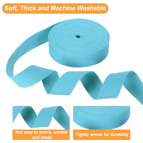 Sangle en coton bleu ciel pour customiser vos accessoires de plein air