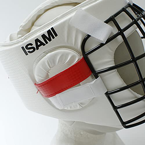 Amazon | ISAMI 空手ヘッドガードⅡ TN-10 //イサミ 面金 赤コーナー
