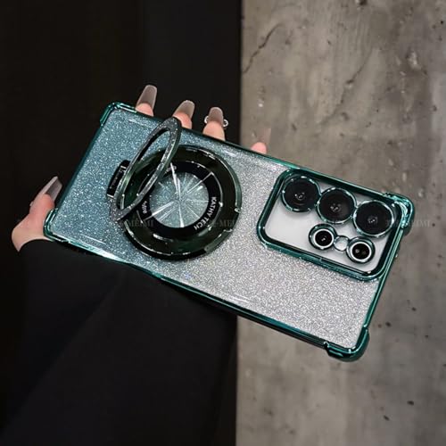 For Galaxy A17 5G �p �P�[�X MagSafe�Ή� 360°��]�X�^���h �c�����Ή� �N���A �ϏՌ� �M�����N�V�[ A17 5G �J�o�[ �}�O�Z�[�t�Ή� �����O �X�^���h�@�\ �}�O�l�b�g���� ������ �S�ʕی� �Ռ��z�� ����~�� �J�����ی�