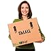EcoBox Small Moving Boxes Genuine Size 16 x 12 x 12 Inches, Pack of 15 (V-6823)