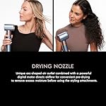 INFINITIPRO by CONAIR DigitalAIRE Multi Hair Styler, Air Styling System for Curls, Waves, Blowouts & Volume, 4 Attachments to Personalize Your Look Plus Storage Bag, Light Blue - Image 2