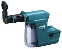 Makita Akku-Kombihammer für SDS Plus, (18 V/5, 0 Ah, im Makpac inklusiv 2 Akkus), DHR243RTJV, Blau, inkl. Staubabsaugung und 2x Akku 5,0 Ah – Ansicht 6
