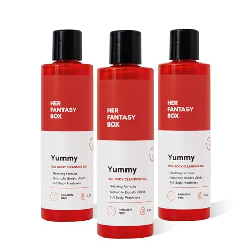 Her Fantasy Box Yummy Vegan Feminine Shower Gel - 3 Pack