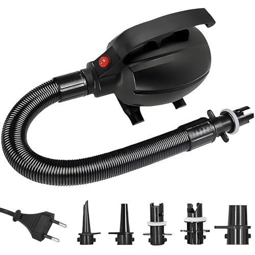 Elektrische Luftpumpe,600W Elektrische Pumpe mit 5 Düsen,Luftpumpe Elektrisch,Luftmatratze Pumpe für