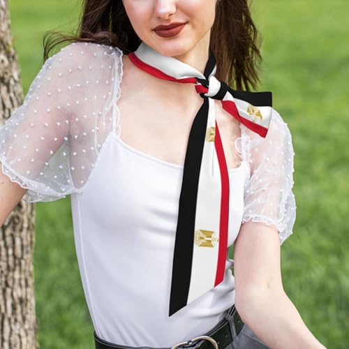 Egyptian Flag Cute Silk Scarf Lightweight Sunscreen Spring And Fall Gift Silk Scarfs Small Scarfs For Women4