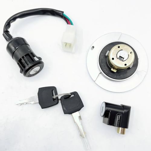 Bloqueo de interruptor de llave de encendido con tapa para ATV Quad de 200 CC 2