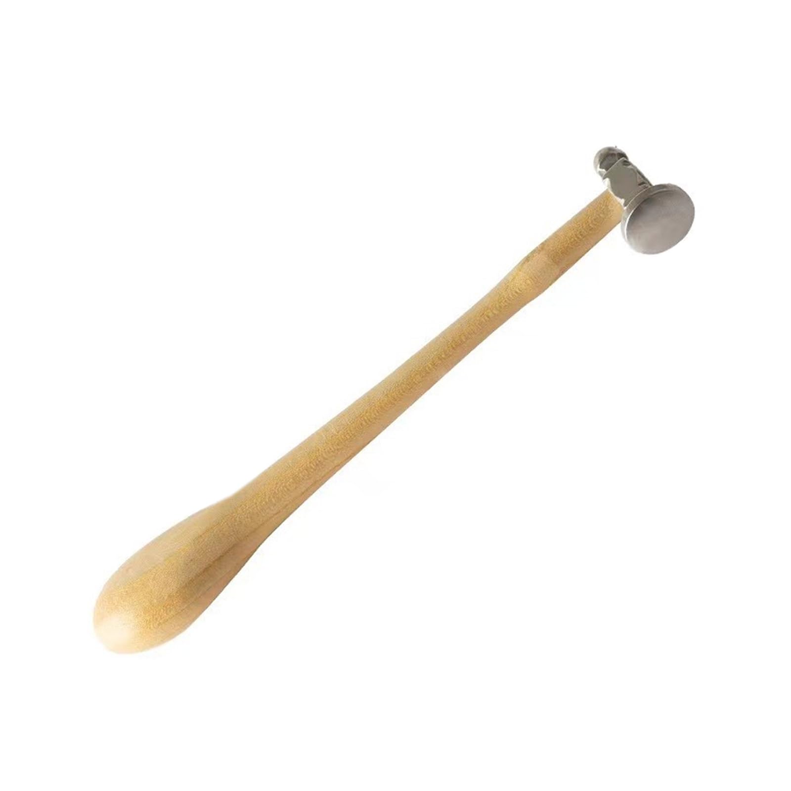 Msioytog B Handheld Metal Hammer For Jewelry Crafting Iron Head Hammer With Ergonomic Wood Handle Practical Jewelry Making Tool Professional Jewelers