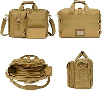 Stypos Tactical Laptop Bag for Men,14inch/15.6inch/17.3inch Messenger Bag Military Shoulder Bag,Flight Work Bags for Pilots