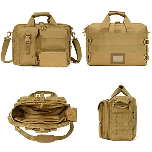 Stypos Tactical Messenger Bag, Tactical Briefcase for Man Military Laptop Bag Messenger Shoulder Bag