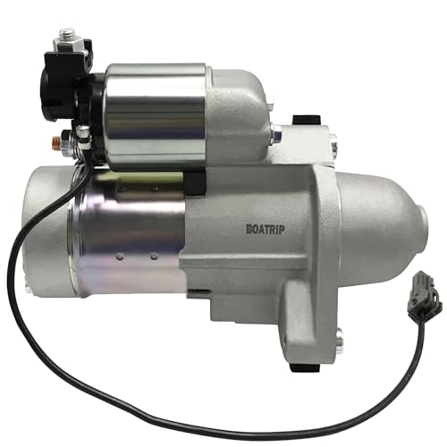Boatrip 17934 Starter Motor Replacement for Nissan 370Z 3.7L 2009-2019, Infiniti Q50 3.0L 2016-19, Q60 3.0L 2017-19, QX70 QX50 3.7L 14-17, FX37 EX37 3.7L 2013 OE#: 23300EY00A S114-932 S114932B by Boatrip - Used condition - Image 2