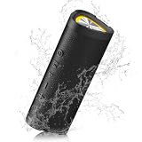 Vanzon V40 Bluetooth-Lautsprecher, kabelloser tragbarer Bluetooth-Lautsprecher mit TWS-Dual-Pairing, 24 W Stereo-Sound und 24 Stunden Spielzeit, tolles Geschenk