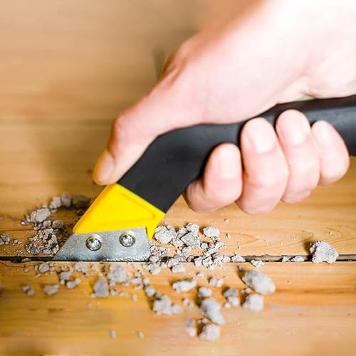 Grout Removal Tool System, Grout Hand Saw with 3 Pieces Backup Blades, Caulking Removal Tools Tile Grout Saw, Caulking Edge Kit, Tile Joint Cleaning Tool, Tile Caulk Finishing Tool - Image 5