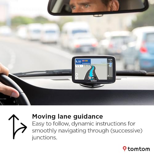 TomTom Car Sat Nav GO Classic 2nd (6 inch, with Traffic information, speed cam alert trial, Europe Map updates included, updates via WiFi, Moving Lane Guidance, integrated reversible mount) - 7