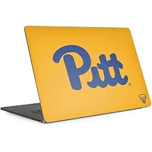 Skinit Decal Laptop Skin Compatible with MacBook Pro 13-inch with Touch Bar 2016-20 - Officially Licensed College Pitt Panthers Yellow Design