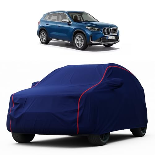 Image of Heavy-Duty Car Cover for Compatible with BMW X1 (2009 to 2025 All Models) Deluxe Car Protection Cover - Waterproof & UV-Resistant All-Season Exterior Protection