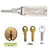 Qxiao SS001 Lock Pick Tool for Double-Groove Door Lock Pro 2 in 1 Decoder and Pick Tools Car Key Reader Multipurpose Stainless Maintenance Repair Kits Heavy Duty Hand Tools #1